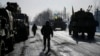 Soldados ucranianos cerca de Debaltseve, en el este de Ucrania, donde se han reportado ocho muertos.