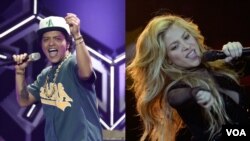 Bruno Mars y Shakira también han sido nominados a los Grammy.