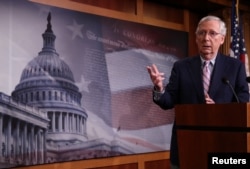 Mitch McConnell, líder de la mayoría republicana en el Senado de EE.UU.