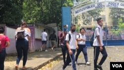 El año escolar en Nicaragua se extenderá solamente por 10 días, independientemente de las clases que se perdieron a consecuencia de la pandemia. Foto Daliana Ocaña, VOA.