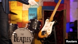 Julien's Auctions announces forthcoming auction of George Harrison's 'Futurama' guitar, in Liverpool