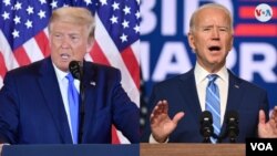 Combo Trump - Biden agencias noviembre 4 de 2020.