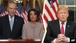 En un comunciado emitido el miércoles 16 de enero de 2019, la líder de la mayoría demócrata de la Cámara de Representantes, Nancy Pelosi, sugirió al presidente Donald Trump "trabajar juntos" para determinar la fecha para su discurso sobre el Estado de la Unión.