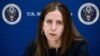 Sigal Mandelker, U.S. Treasury Under Secretary for Terrorism and Financial Intelligence, tells the Senate Banking Committee, Aug. 21, 2018, that the administration was prepared to ratchet up sanctions against Russia.
