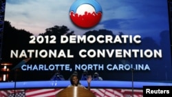 Charlotte vive de cerca la fuerza de la publicidad de la campaña del mandatario estadounidense, Barack Obama.