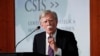 FILE - Former National Security Adviser John Bolton gestures while speaking at the Center for Strategic and International Studies in Washington, Sept. 30, 2019.