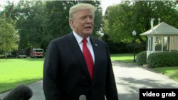 El presidente Donald Trump hace nueva advertencia a China