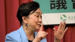 香港民主黨前主席劉慧卿批評北京修改香港選舉制度， 有如伊朗式選舉到處審查，令候選人失去尊嚴 (攝影：美國之音湯惠芸)