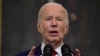 US President Joe Biden speaks after signing the foreign aid bill at the White House in Washington, DC, on April 24, 2024.