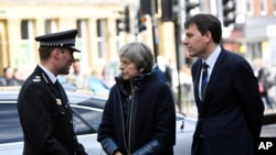 La primera ministra británica, Theresa May, recibió información de la policía sobre el intento de asesinato del exespía ruso Sergei Skripal y su hija, en Salisbury, Inglaterra, el 15 de marzo, de 2018.