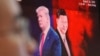 Un écran d'ordinateur montre des images du président chinois Xi Jinping, à droite, et du président américain Donald Trump, le 26 août 2019. (AP Photo / Ahn Young-joon, fichier)