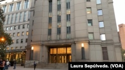 Corte federal en Manhattan, NY, donde se realiza el juicio a Antonio 'Tony' Hernández por narcotráfico. VOA.