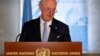 U.N. Syria envoy Staffan de Mistura attends a news conference at the United Nations in Geneva, Switzerland, June 14, 2018. 