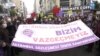 İzmir'de İstanbul Sözleşmesi Protestosu
