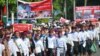  စစ်ရပ်စဲရေး မြစ်ကြီးနားဆန္ဒပြပွဲ သောင်းနဲ့ချီ တတ်ရောက်( Hkun Awng Nlam)