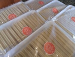 Los paquetes de churros de Isabela Rondón.