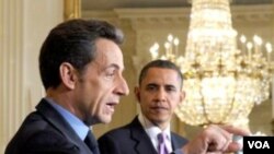 La última vez que los presidentes Sarkozy y Obama se reunieron fue durante la cumbre de la OTAN