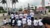 ARCHIVO - Protesta protagonizada por jóvenes nicaragüenses contra políticas del gobierno de Daniel Ortega. Foto: Daliana Ocaña, VOA.