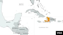 FILE - Map of Haiti