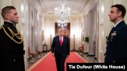 Shugaban Amurka Donald J. Trump a cikin Fadar White House
