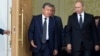 Shavkat Mirziyoyev (chapda) Rossiya rahbari Vladimir Putin bilan, Toshkent, 6-sentabr, 2016-yil.