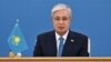 FILE - Kazakhstan's President Kassym-Jomart Tokayev delivers a speech during Heads of State of Central Asia Summit session in Astana, Aug. 9, 2024. (Kazakhstan's presidential press service/Handout via AFP)