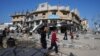 Một khu vực ở Nuseirat của Dải Gaza bị tàn phá bởi bom Israel ném xuống vào ngày 16/1/2024. Marwan Issa được cho là đã ở tại một địa điểm ở Nusseirat vào thời điểm khu vực này bị tấn công hôm 9/3/2024.