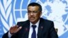 FILE - Director General of the World Health Organization (WHO) Tedros Adhanom Ghebreyesus attends a news conference at the United Nations in Geneva, Switzerland, May 24, 2017.