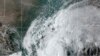 This National Oceanic and Atmospheric Administration satellite image taken at 7:10pm ET shows Hurricane Francine in the Gulf of Mexico as it advances towards Louisiana, Sept. 10, 2024. (NOAA via AP)