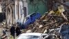 Prizor u selu Mikulcice kroz koje je prošao tornado