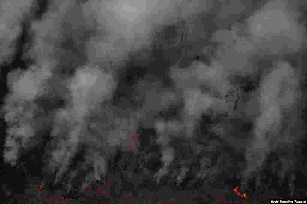 Incendio en Porto Velho, Amazonas. Brasil. Foto de 21 de agosto de 2019.