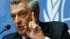 U.N. High Commissioner for Refugees Filippo Grandi attends a news conference on Myanmar at the United Nations in Geneva, Switzerland, Sept. 27, 2017.