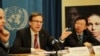 WHO Global TB program director Mario Raviglione (middle), Geneva, March 23, 2017.