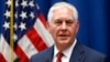 Secretary of State Rex Tillerson speaks to staff members at the U.S. Mission to the U.N., Oct. 26, 2017, in Geneva, Switzerland.
