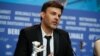 French director François Ozon addresses a press conference after winning the Silver Bear grand jury Prize for the film “By the Grace of God” (Grâce à Dieu) following the awards ceremony of the 69th Berlinale film festival on Feb. 16, 2019 in Berlin. 