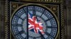 FILE - A Union flag flies in front of the Big Ben clock face abover the Houses of Parliament in central London, Britain, April 18, 2017. 