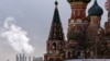 View of St. Basil Cathedral in Moscow, Russia. (Photo: Jamie Dettmer / VOA) 