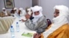 FILE - Ethnic Tuareg and Arab militias from Mali meet on August 28, 2014 in Ouagadougou, Burkina Faso, to talk about a homeland in northern Mali (called Azawad) they lay claim on, ahead of peace negotiations with the government. (file photo)