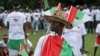 Burundians attend a ruling party rally at the end of the campaign for a "yes" vote in the constitutional referendum, in the capital Bujumbura, Burundi, May 14, 2018. 