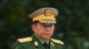 FILE - Myanmar's Chief Senior General Min Aung Hlaing, commander-in-chief of the Myanmar armed forces, arrives for a ceremony to mark the 71th anniversary of Martyrs' Day in Yangon on July 19, 2018.