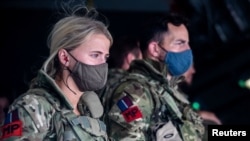 Британські військові, які забезпечують евакуацію в аеропорту Кабула 23 серпня 2021 р.