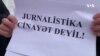 “Media haqqında” qanun layihəsinə etiraz olaraq aksiya keçirilib