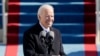 Shugaba Joe Biden yana jawabi bayan daukar rantsuwa