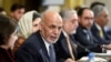 Afghan president Ashraf Ghani delivers a speech during the United Nations conference on Afghanistan on Nov. 28, 2018 at the UN Office in Geneva, Switzerland. 
