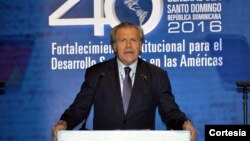 La canciller venezolana, Delcy Rodriguez, hizo la propuesta de evaluar la actuación del secretario general de la OEA, Luis Almagro.