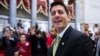 House Speaker Paul Ryan of Wisc., walks from the House Chamber to his office on Capitol Hill in Washington, March 24, 2017, as the House nears a vote on their health care overhaul. 