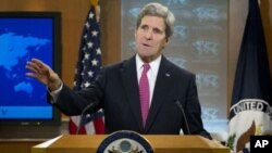 John Kerry dijo que Washington defiende a quienes se manifiestan en cualquier país para reclamar sus derechos.