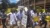 Wasu likitoci a Zimbabwe wadanda suka taba yin takin aiki a kwannan baya