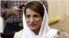 FILE - Iranian human rights lawyer Nasrin Sotoudeh is seen in a 2018 photo shared on social media.