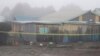 Part of a dormitory is seen following a fire at the Hillside Endarasha Primary in Nyeri, Kenya Sept. 6, 2024.